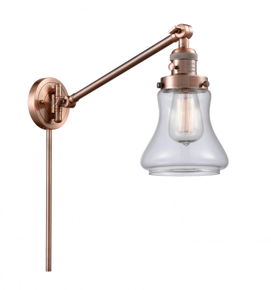 Bellmont - 1 Light - 8 inch - Antique Copper -Adjustable Swing Arm