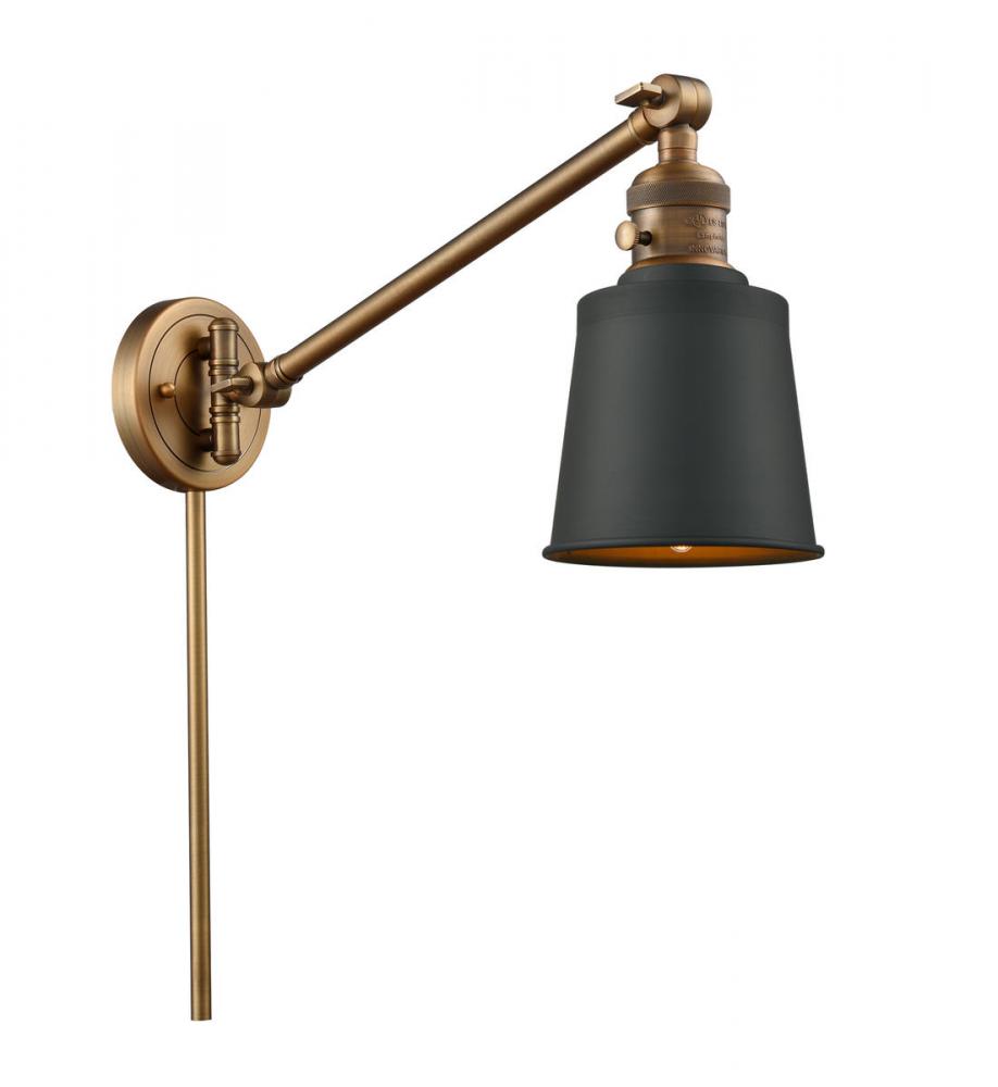 Addison - 1 Light - 8 inch - Brushed Brass -Adjustable Swing Arm