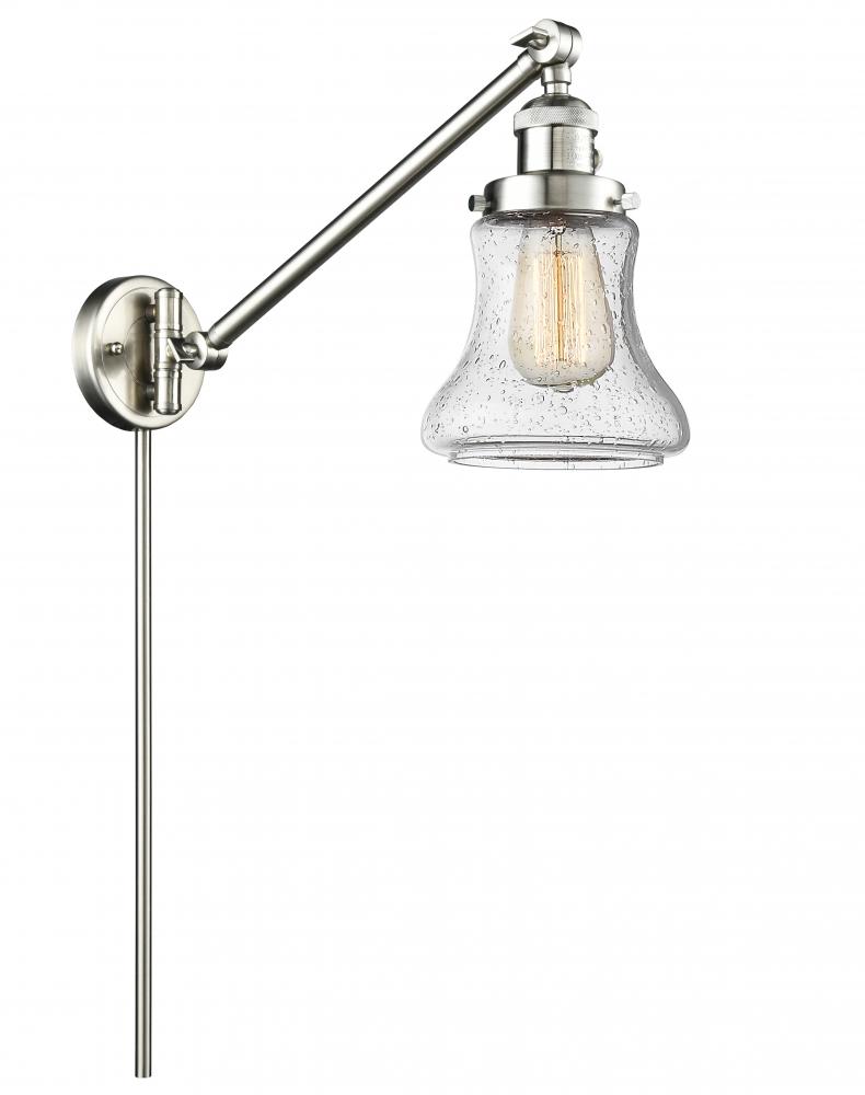 Bellmont - 1 Light - 8 inch - Brushed Satin Nickel -Adjustable Swing Arm