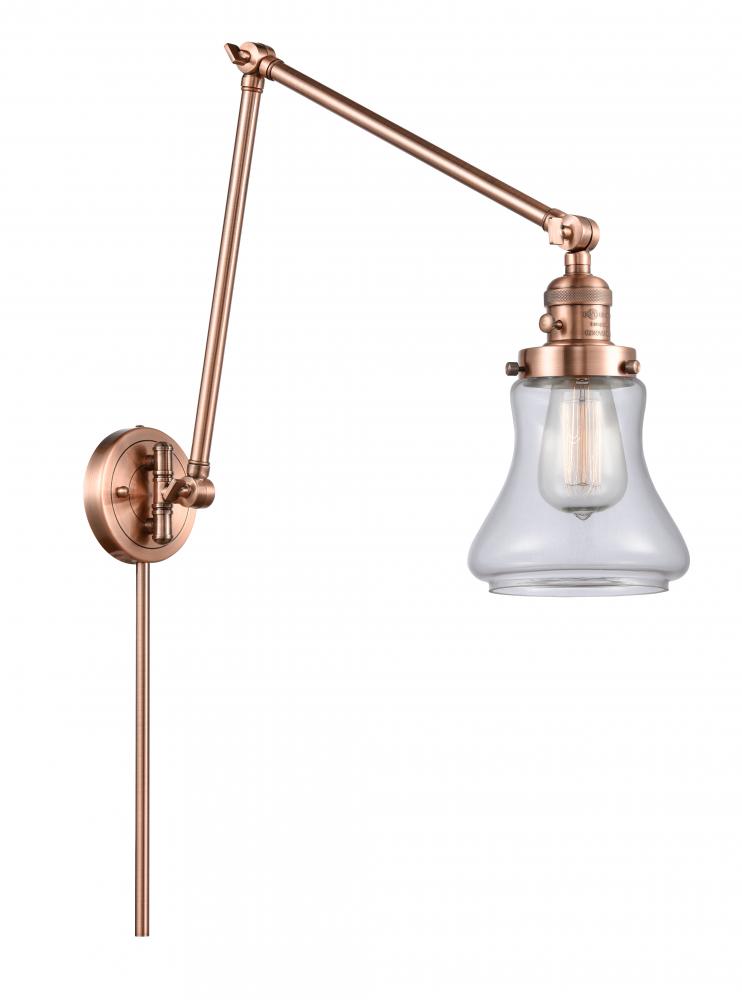 Bellmont - 1 Light - 8 inch - Antique Copper -Adjustable Swing Arm
