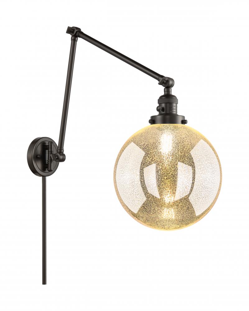 Beacon - 1 Light - 10 inch - Oil Rubbed Bronze -Adjustable Swing Arm