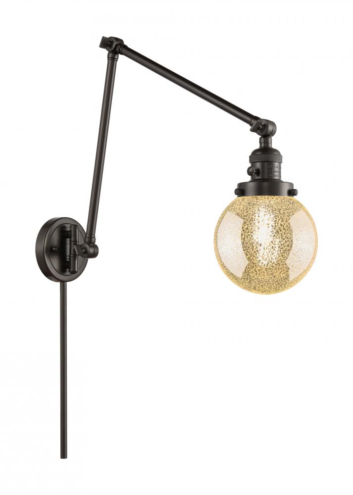 Beacon - 1 Light - 6 inch - Oil Rubbed Bronze -Adjustable Swing Arm