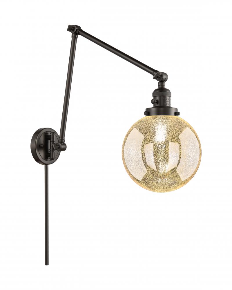 Beacon - 1 Light - 8 inch - Oil Rubbed Bronze -Adjustable Swing Arm