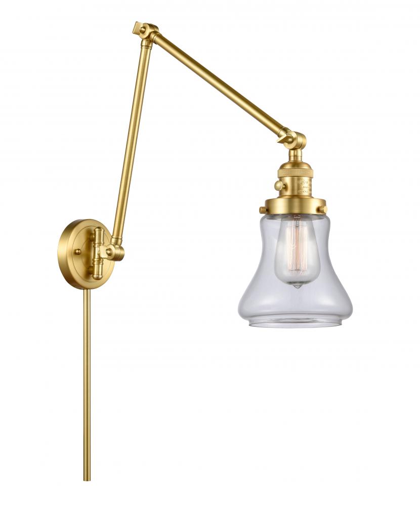 Bellmont - 1 Light - 8 inch - Satin Gold -Adjustable Swing Arm