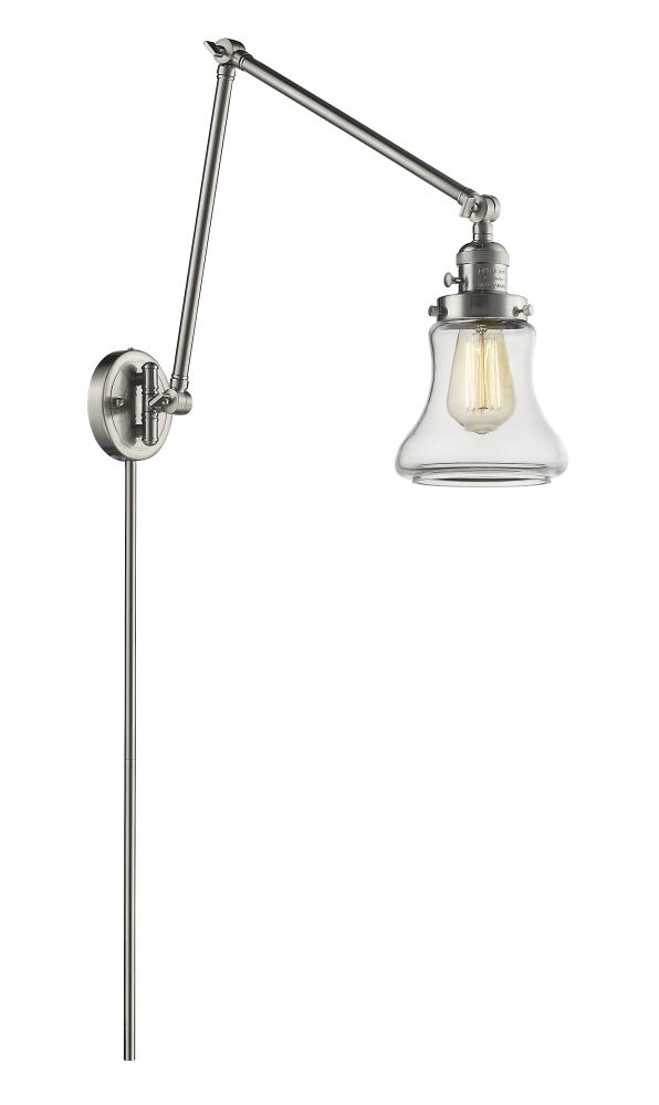 Bellmont - 1 Light - 8 inch - Brushed Satin Nickel -Adjustable Swing Arm