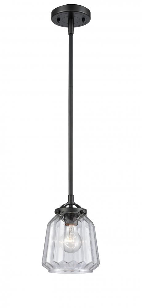 Chatham - 1 Light - 7 inch - Oil Rubbed Bronze - Stem hung - Mini Pendant