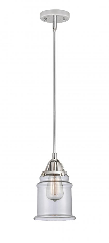 Canton - 1 Light - 6 inch - Polished Chrome - Stem hung - Mini Pendant
