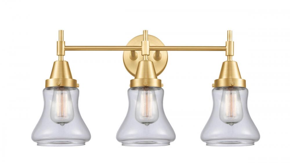 Bellmont - 3 Light - 24 inch - Satin Gold - Bath Vanity Light