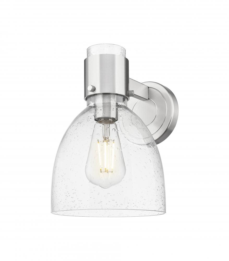 Lawton Bell - 1 Light - 8 inch - Satin Nickel - Sconce