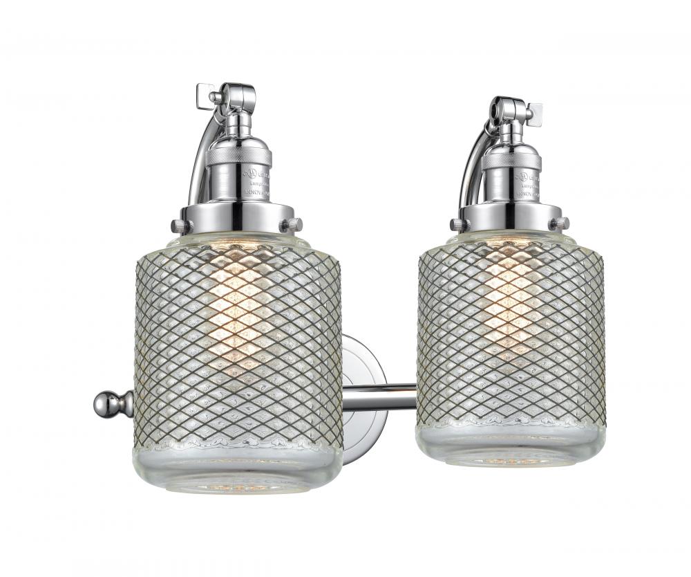 Stanton - 2 Light - 18 inch - Polished Chrome - Adjustable Bath Vanity Light