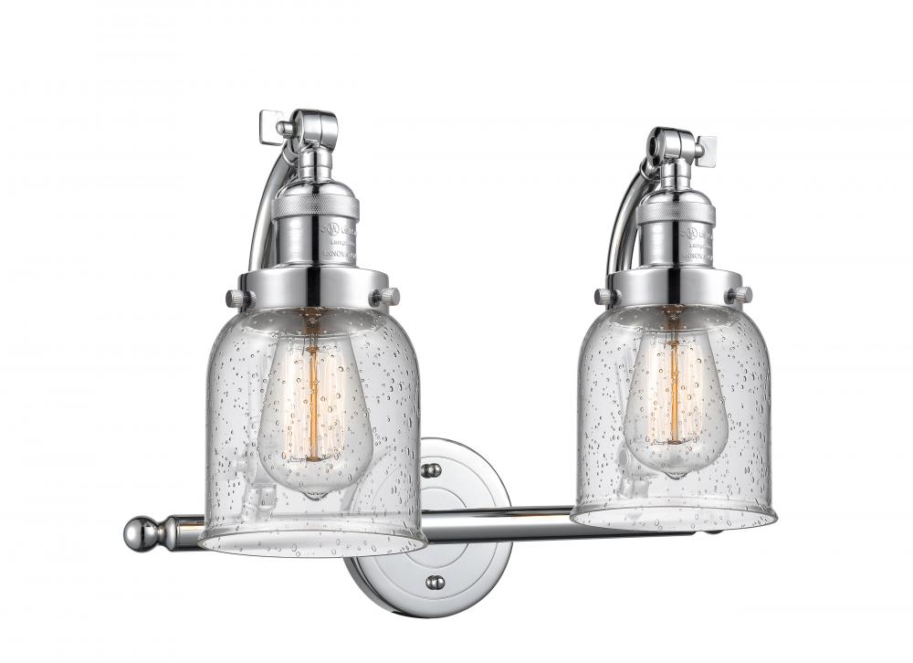 Bell - 2 Light - 18 inch - Polished Chrome - Adjustable Bath Vanity Light