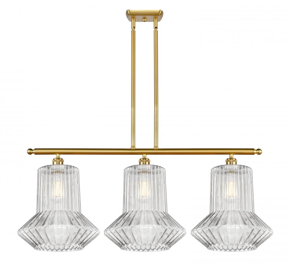 Springwater - 3 Light - 39 inch - Satin Gold - Stem hung - Island Light