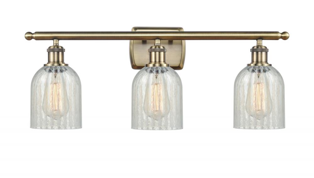 Caledonia - 3 Light - 25 inch - Antique Brass - Bath Vanity Light