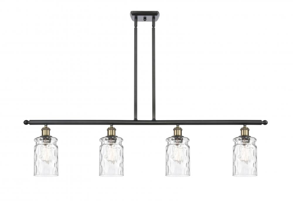 Candor - 4 Light - 48 inch - Black Antique Brass - Stem hung - Island Light