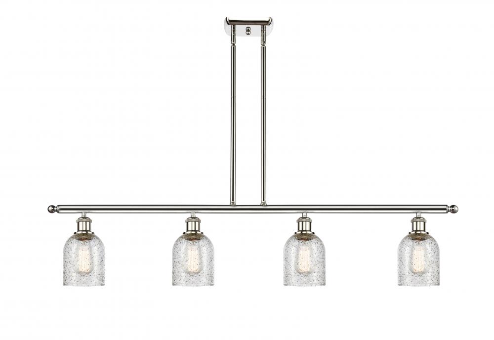 Caledonia - 4 Light - 48 inch - Polished Nickel - Stem hung - Island Light