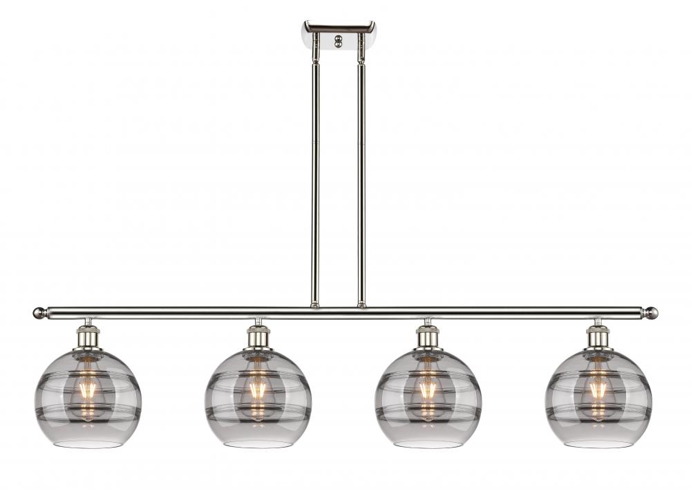 Rochester - 4 Light - 48 inch - Polished Nickel - Stem hung - Island Light