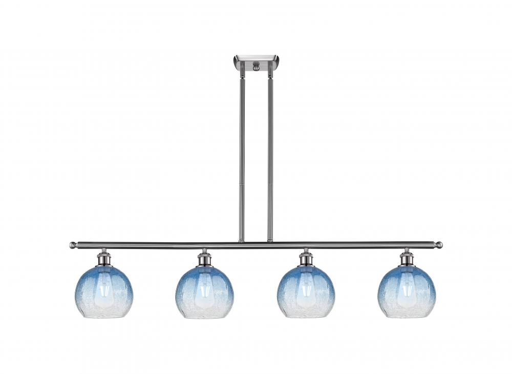 Brookhaven Globe - 4 Light - 48 inch - Brushed Satin Nickel - Stem Hung - Island Light