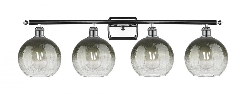 Brookhaven Globe - 4 Light - 38 inch - Polished Chrome - Bath Vanity Light