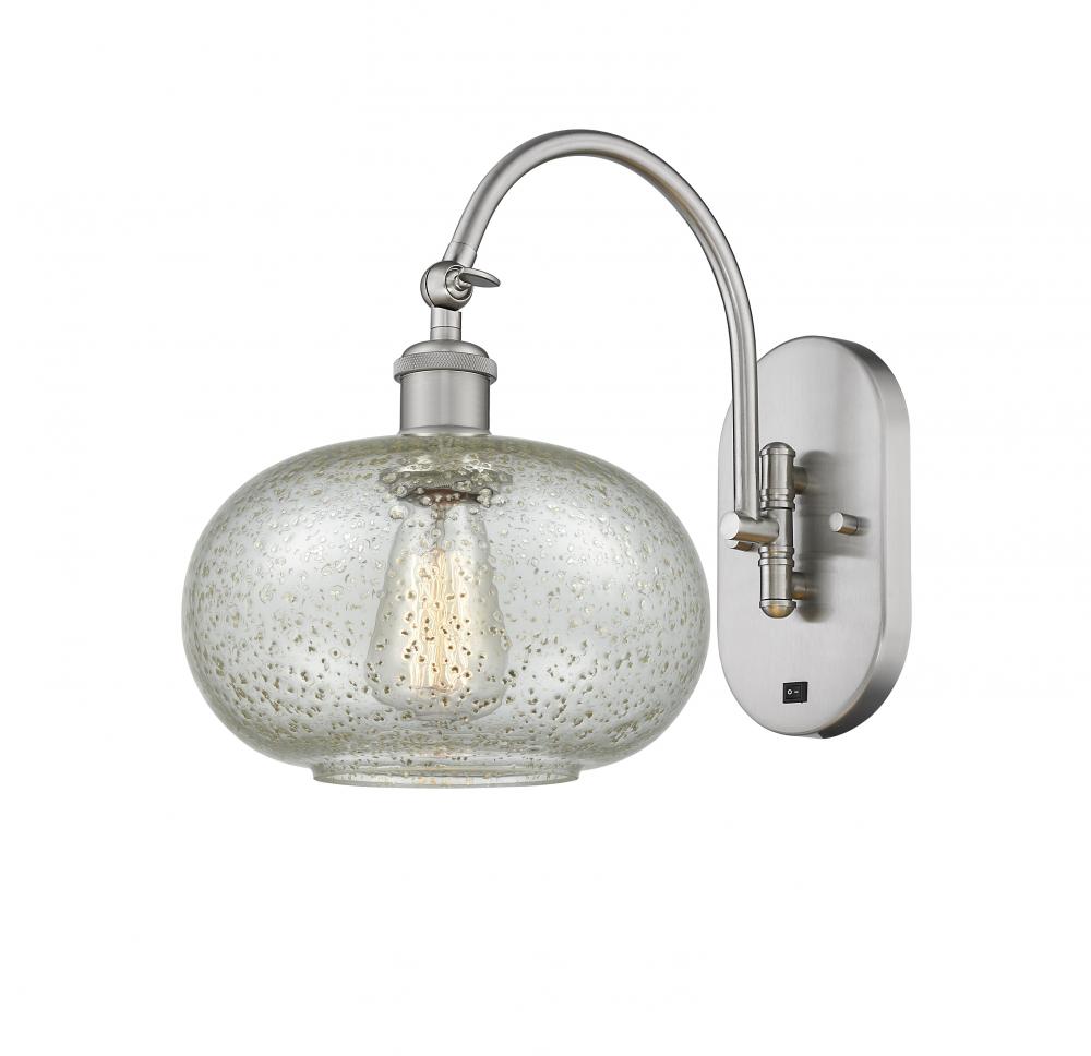 Gorham - 1 Light - 10 inch - Brushed Satin Nickel - Adjustable Swing Arm