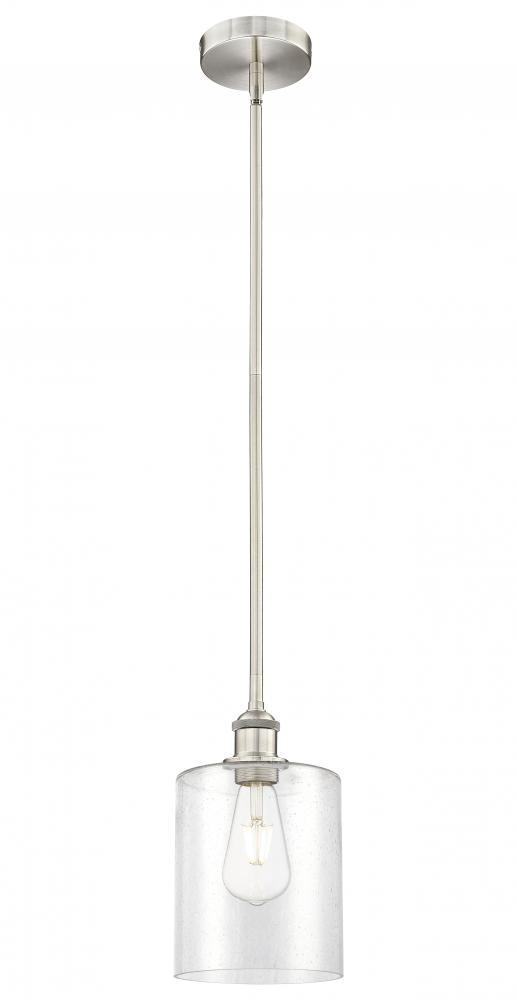 Paladin - 1 Light - 7 inch - Brushed Satin Nickel - Stem hung - Mini Pendant
