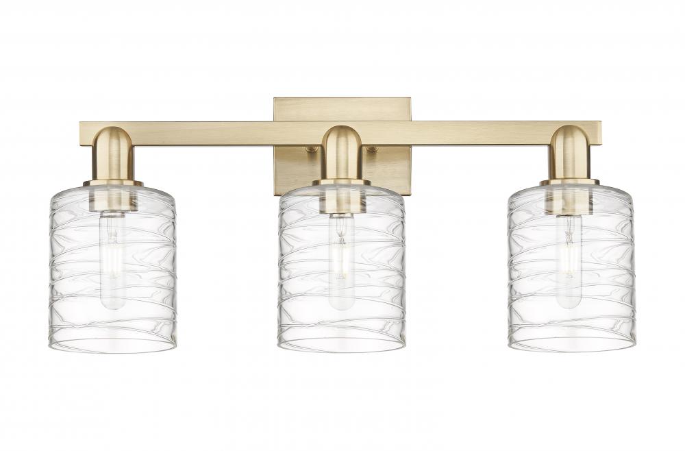 Cobbleskill - 3 Light - 24 inch - Champagne Bronze - Bath Vanity Light