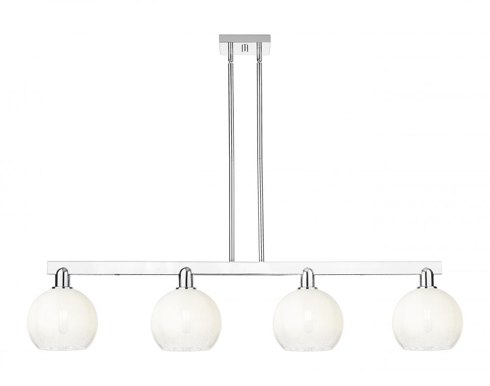 Brookhaven Globe - 4 Light - 48 inch - Polished Chrome - Stem hung - Island Light