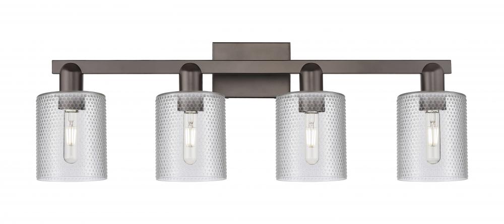 Cobbleskill - 4 Light - 32 inch - Oil Rubbed Bronze - Bath Vanity Light