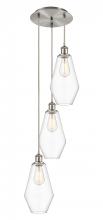 Innovations Lighting 113B-3P-SN-G652-7 - Cindyrella - 3 Light - 14 inch - Brushed Satin Nickel - Cord Hung - Multi Pendant