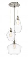 Innovations Lighting 113B-3P-SN-G652-MU - Cindyrella - 3 Light - 17 inch - Brushed Satin Nickel - Cord hung - Multi Pendant