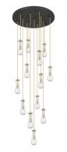 Innovations Lighting 132BK-451-1P-CB-G451-4CL - Owego - 13 Light - 32 inch - Champagne Bronze - Multi Pendant