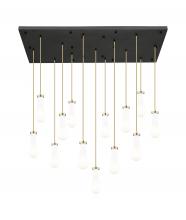 Innovations Lighting 154BK-451-1P-CB-G451-4GWH - Owego - 13 Light - 54 inch - Champagne Bronze - Multi Pendant