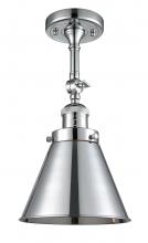 Innovations Lighting 201F-PC-M13-PC - Appalachian - 1 Light - 8 inch - Polished Chrome - Adjustable Semi-Flush Mount