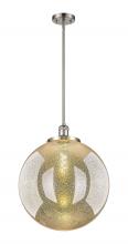 Innovations Lighting 201S-SN-G208-18 - Beacon - 1 Light - 18 inch - Brushed Satin Nickel - Stem Hung - Pendant