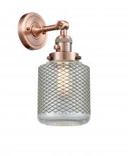 Innovations Lighting 203SW-AC-G262-LED - Stanton - 1 Light - 6 inch - Antique Copper - Adjustable Sconce
