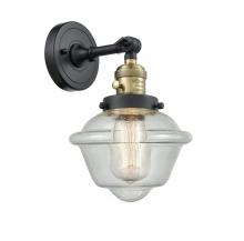 Innovations Lighting 203SW-BAB-G534-LED - Oxford - 1 Light - 8 inch - Black Antique Brass - Adjustable Sconce