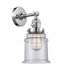 Innovations Lighting 203SW-PC-G184-LED - Canton - 1 Light - 7 inch - Polished Chrome - Adjustable Sconce