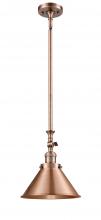 Innovations Lighting 206-AC-M10-AC - Briarcliff - 1 Light - 10 inch - Antique Copper - Stem Hung - Adjustable Mini Pendant