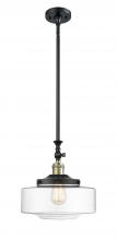 Innovations Lighting 206-BAB-G692-12 - Bridgeton - 1 Light - 12 inch - Black Antique Brass - Stem Hung - Adjustable Mini Pendant