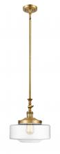 Innovations Lighting 206-BB-G692-12 - Bridgeton - 1 Light - 12 inch - Brushed Brass - Stem Hung - Adjustable Mini Pendant