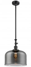 Innovations Lighting 206-BK-G73-L - Bell - 1 Light - 12 inch - Matte Black - Stem Hung - Adjustable Mini Pendant