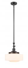 Innovations Lighting 206-OB-G691-12 - Bridgeton - 1 Light - 12 inch - Oil Rubbed Bronze - Stem Hung - Adjustable Mini Pendant