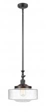 Innovations Lighting 206-OB-G694-12 - Bridgeton - 1 Light - 12 inch - Oil Rubbed Bronze - Stem Hung - Adjustable Mini Pendant