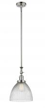 Innovations Lighting 206-PN-G222 - Seneca Falls - 1 Light - 10 inch - Polished Nickel - Stem Hung - Adjustable Mini Pendant