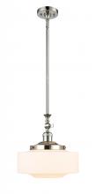 Innovations Lighting 206-PN-G691-12 - Bridgeton - 1 Light - 12 inch - Polished Nickel - Stem Hung - Adjustable Mini Pendant