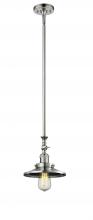 Innovations Lighting 206-PN-M1 - Railroad - 1 Light - 8 inch - Polished Nickel - Stem Hung - Adjustable Mini Pendant