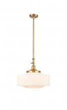 Innovations Lighting 206-SG-G691-16 - Bridgeton - 1 Light - 16 inch - Satin Gold - Stem Hung - Adjustable Mini Pendant