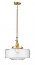 Innovations Lighting 206-SG-G694-16 - Bridgeton - 1 Light - 16 inch - Satin Gold - Stem Hung - Adjustable Mini Pendant