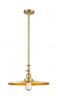 Innovations Lighting 206-SG-MFR-SG-16 - Appalachian - 1 Light - 16 inch - Satin Gold - Stem Hung - Adjustable Mini Pendant