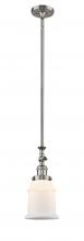 Innovations Lighting 206-SN-G181 - Canton - 1 Light - 6 inch - Brushed Satin Nickel - Stem Hung - Adjustable Mini Pendant