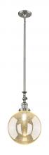 Innovations Lighting 206-SN-G208-10 - Beacon - 1 Light - 10 inch - Brushed Satin Nickel - Stem Hung - Adjustable Mini Pendant